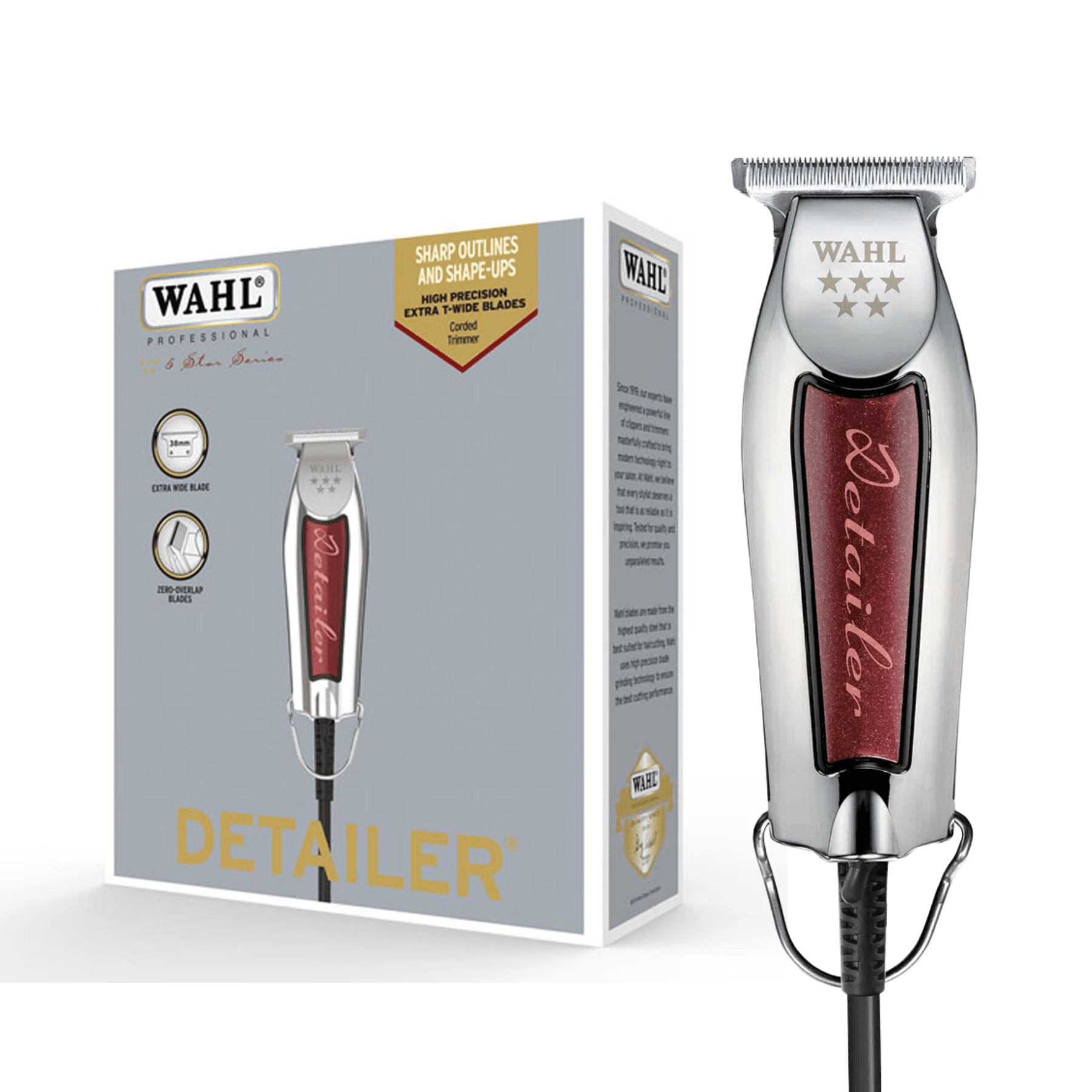 Máquina patillera Detailer | Con Cable | Wahl - Imagen 2