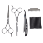 Kit Spots | Tijeras de Corte Filo Navaja + Pulir 5.5 + Navaja | Tondeo