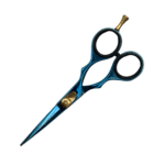 Tijera de Corte Titanium Blue 5.5 | Microdentada | Belkys