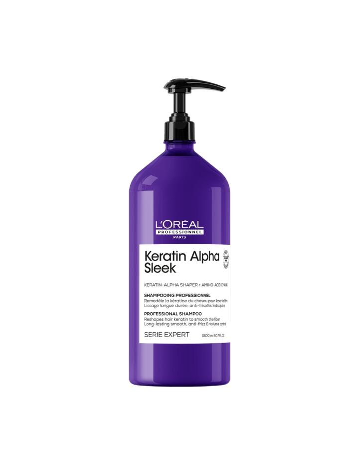Keratin Alpha Sleek Shampoo | 1500ml | L'Oréal Professionnel