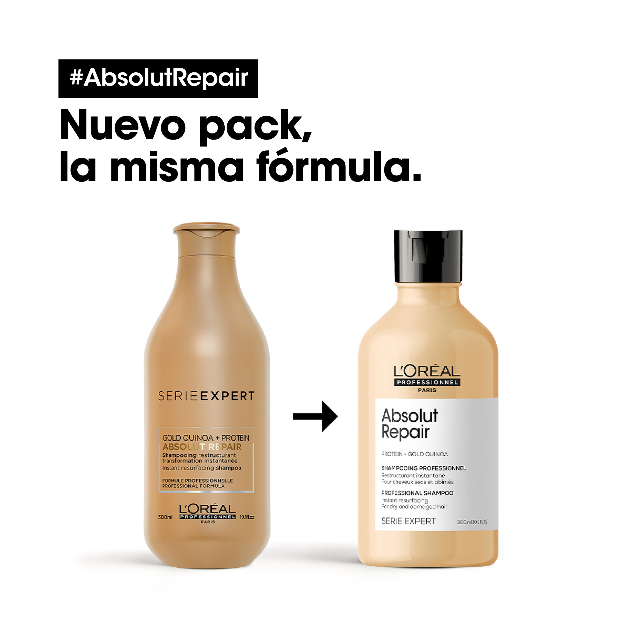 L'Oréal Professionnel ABSOLUT REPAIR LP SE21 Absolut Repair Shp 300ml R - Packshot Oficial