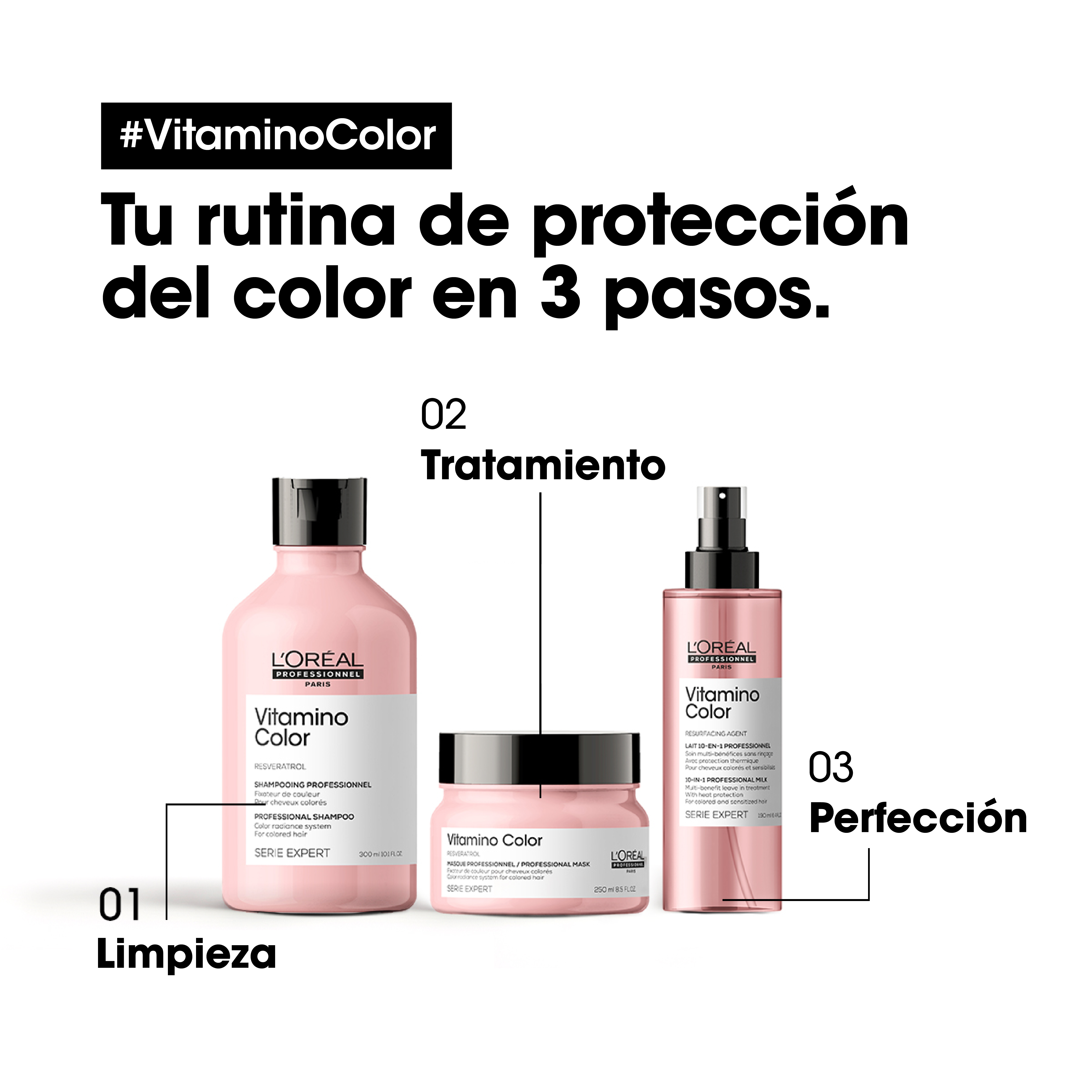 L'Oréal Professionnel VITAMINO LP SE21 Vitamino Color 10-1 190ml R - Packshot Oficial