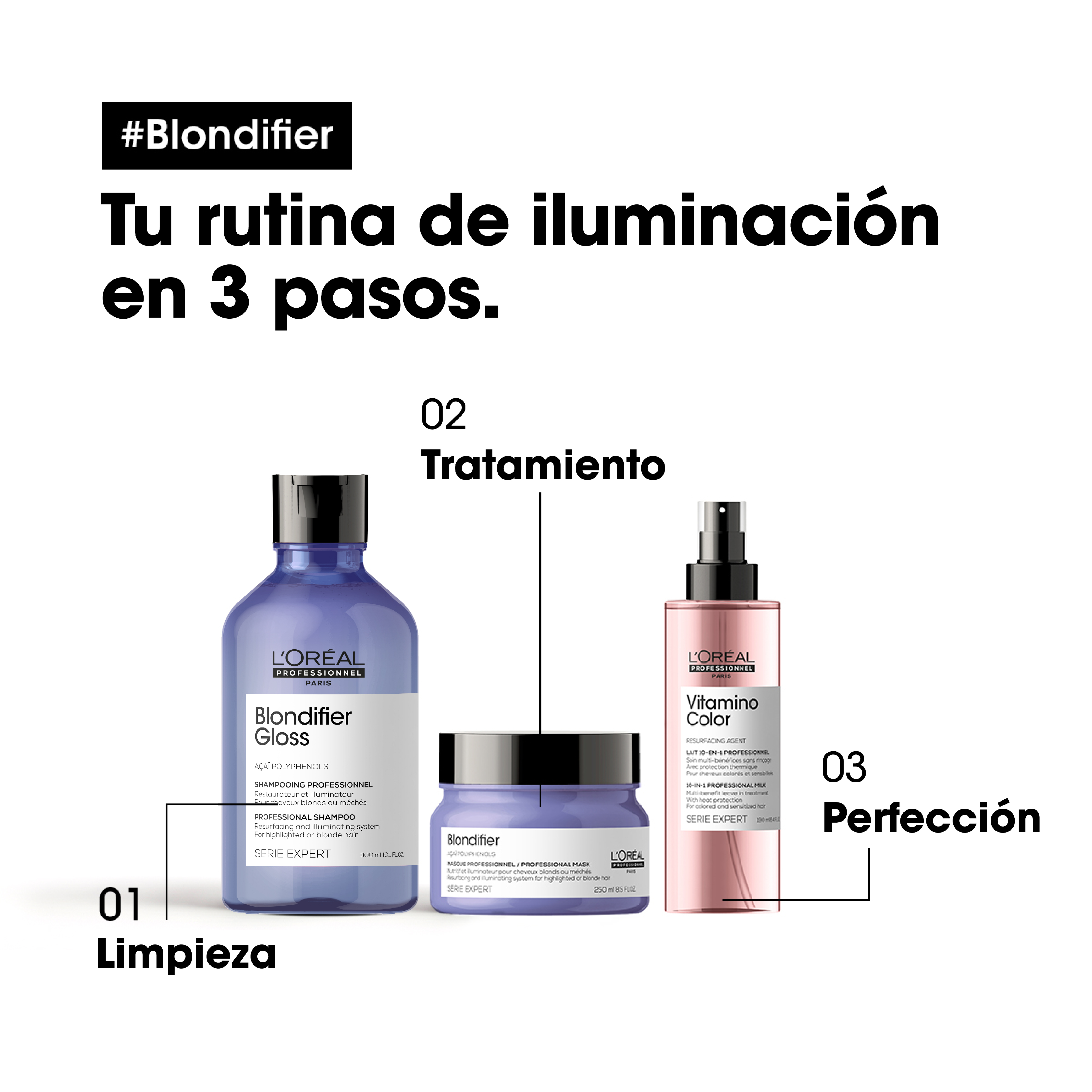 L'Oréal Professionnel BLONDIFIER LP SE21 Blondifier Msq 250ml R - Packshot Oficial