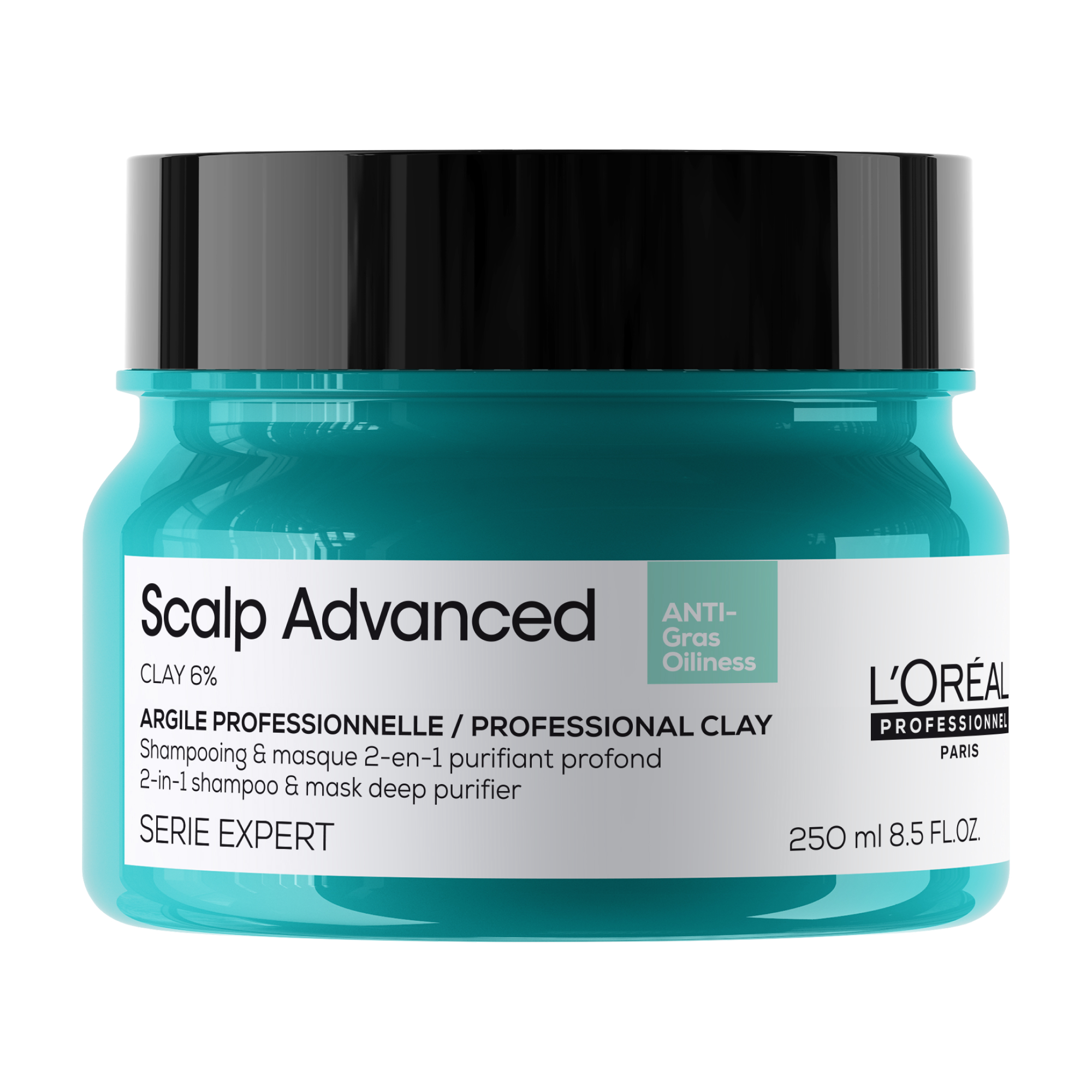 L'Oréal Professionnel Scalp Advanced LP SE Scalp A-Oily Msq 250ml R I21 - Packshot Oficial