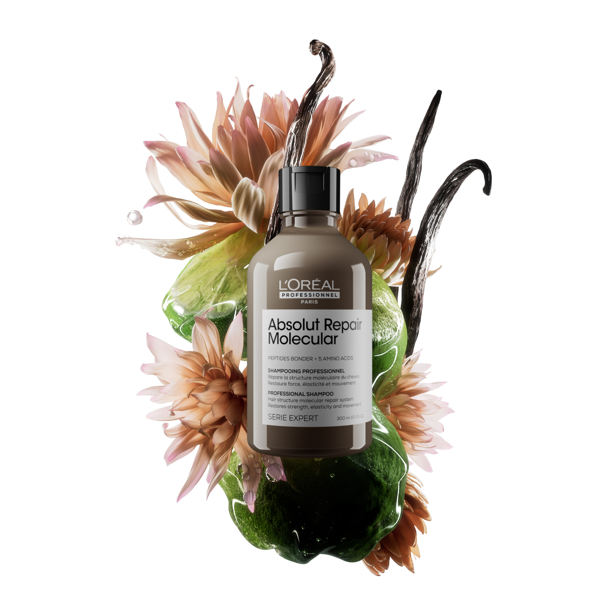 L'Oréal Professionnel Absolut Repair Molecular LP SE ARM Shp 300ml R V034 - Packshot Oficial