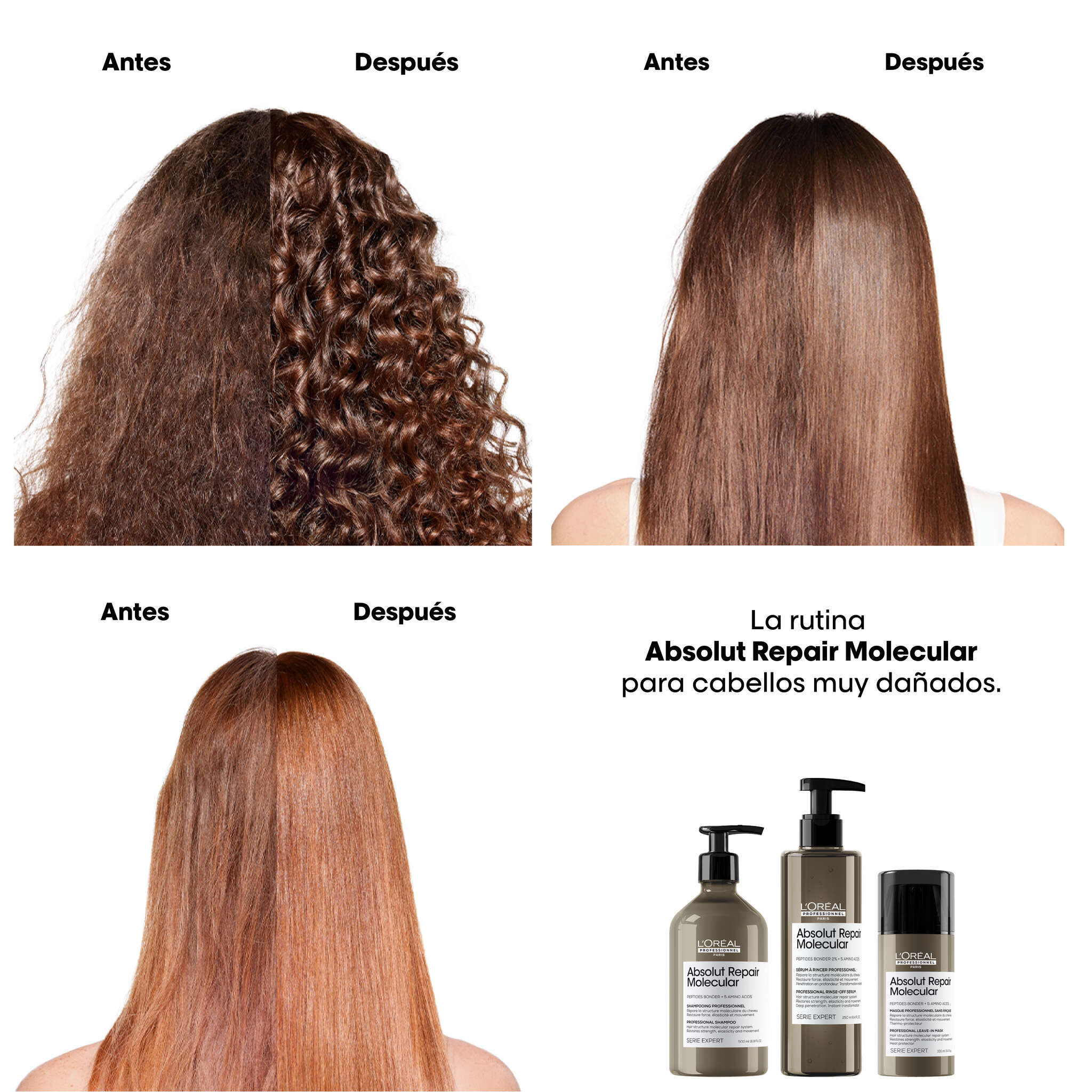 L'Oréal Professionnel Absolut Repair Molecular LP SE ARM Shp 500ml R V034 - Packshot Oficial