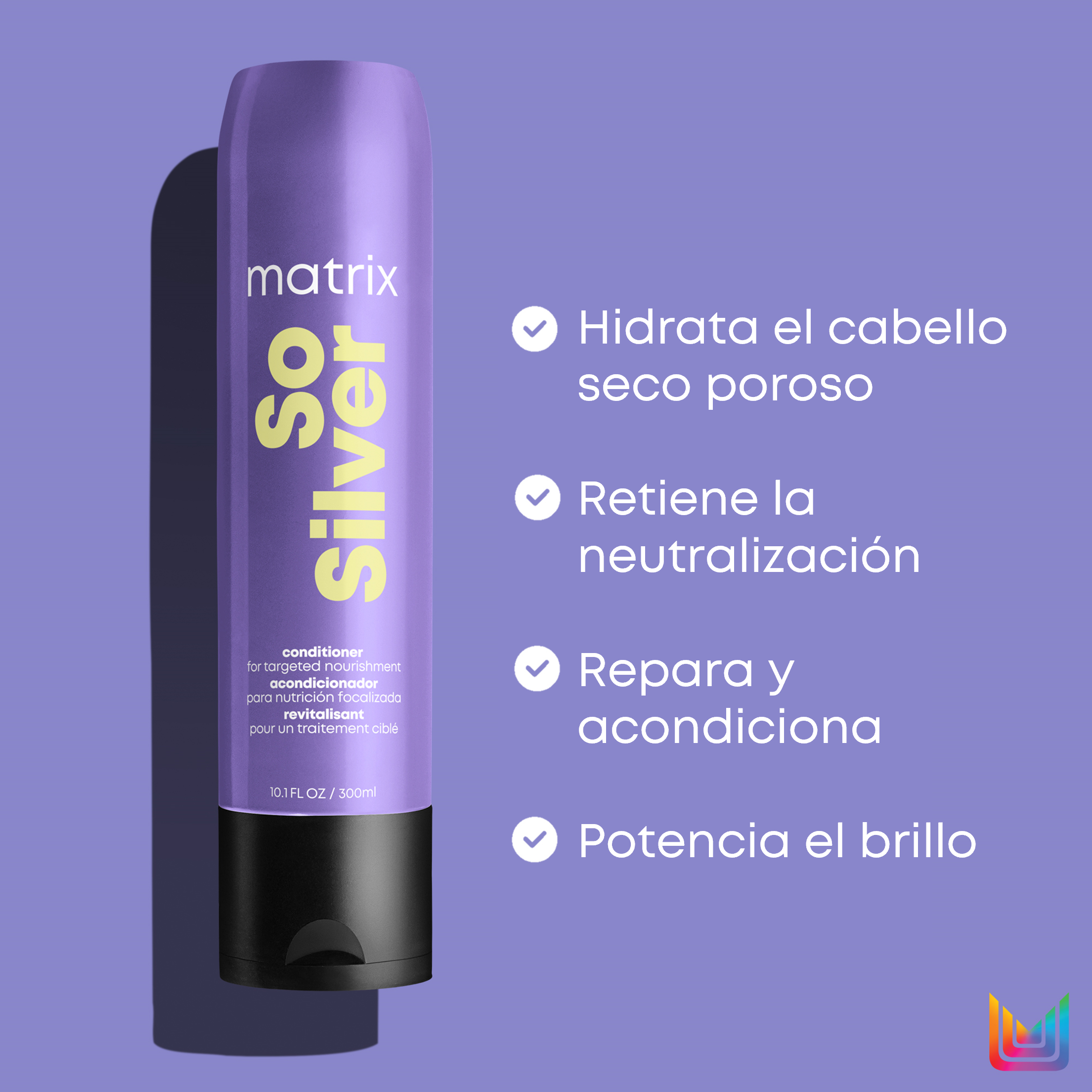Matrix So Silver MX TR SO SILVER PIGMENTED CONDITIONER - Packshot Oficial