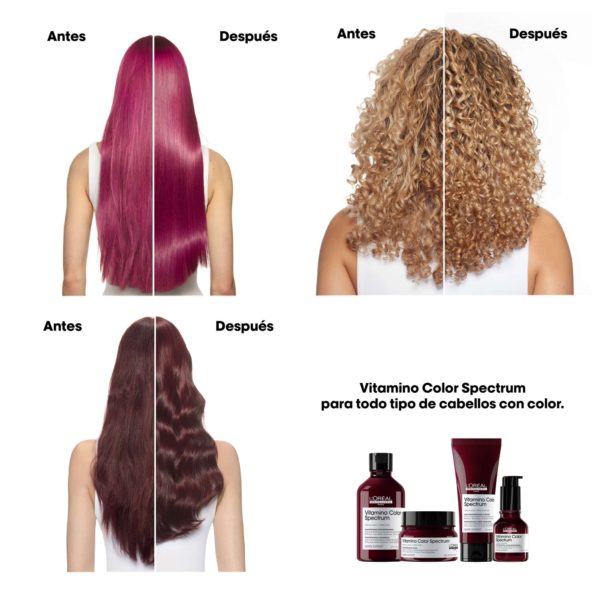 L'Oréal Professionnel Vitamino Color Spectrum LP SE Spectrum GlassShine 50mL V034 - Packshot Oficial