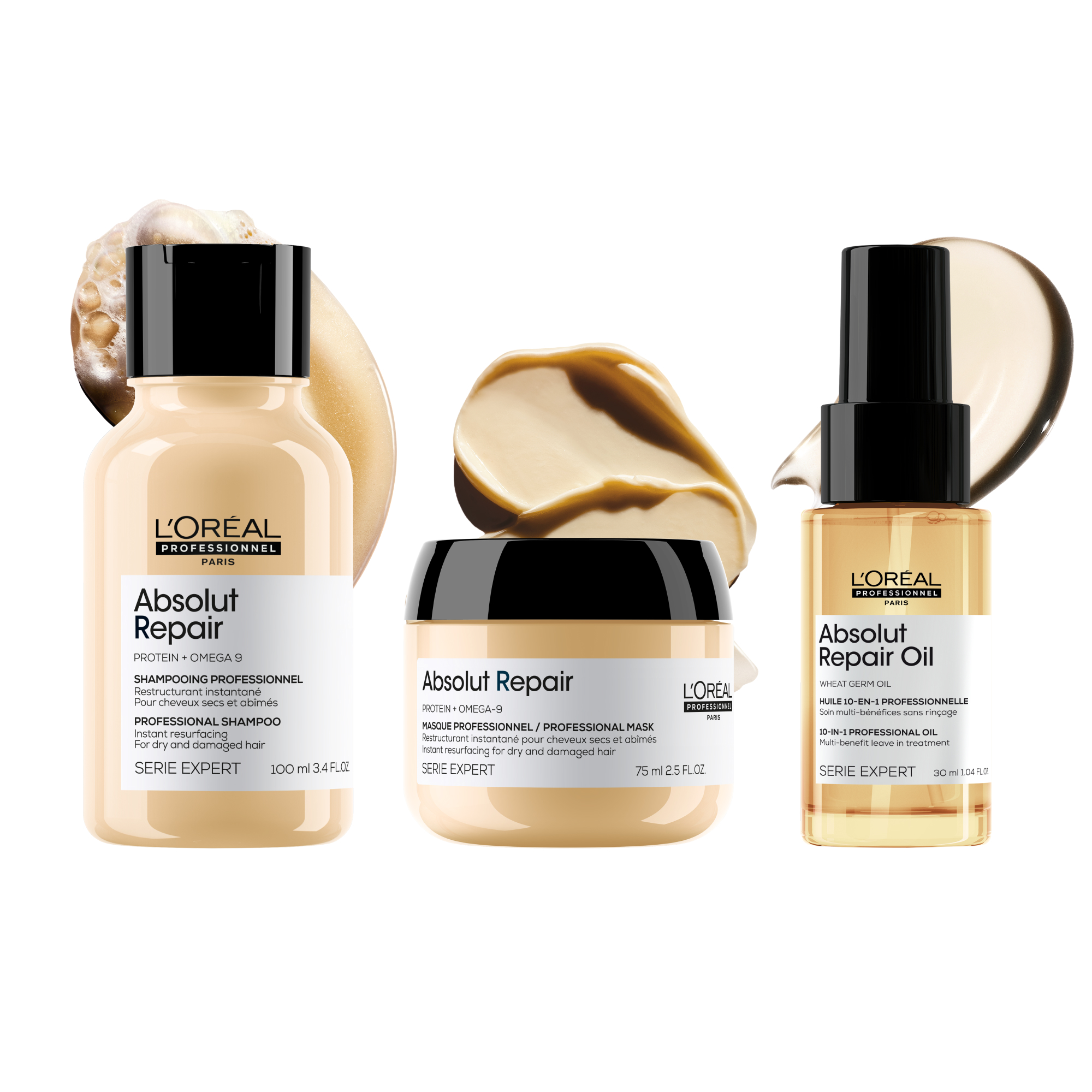 L'Oréal Professionnel ABSOLUT REPAIR LP SE New AR Oil Inter 30ml VA16 - Packshot Oficial
