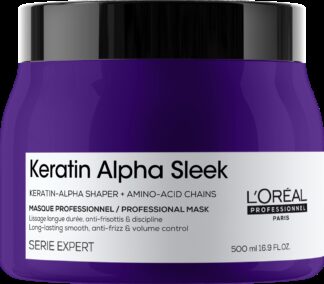 L'Oréal Professionnel Keratin Alpha Sleek LP SE Ker Alpha Mask 500.0MLT 142 - Packshot Oficial