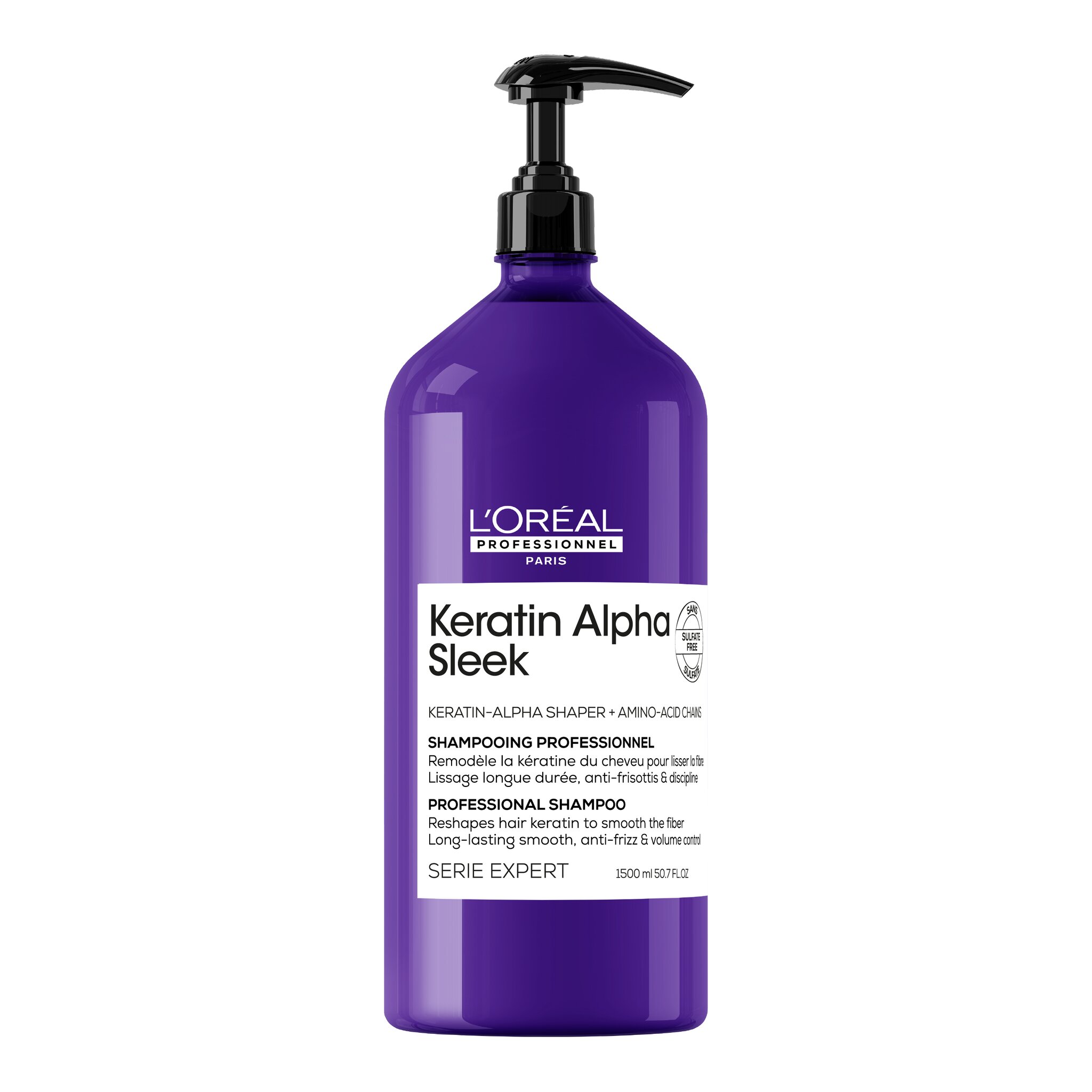 L'Oréal Professionnel Keratin Alpha Sleek LP SE Ker Alpha Shp1500.0MLT 142 - Packshot Oficial