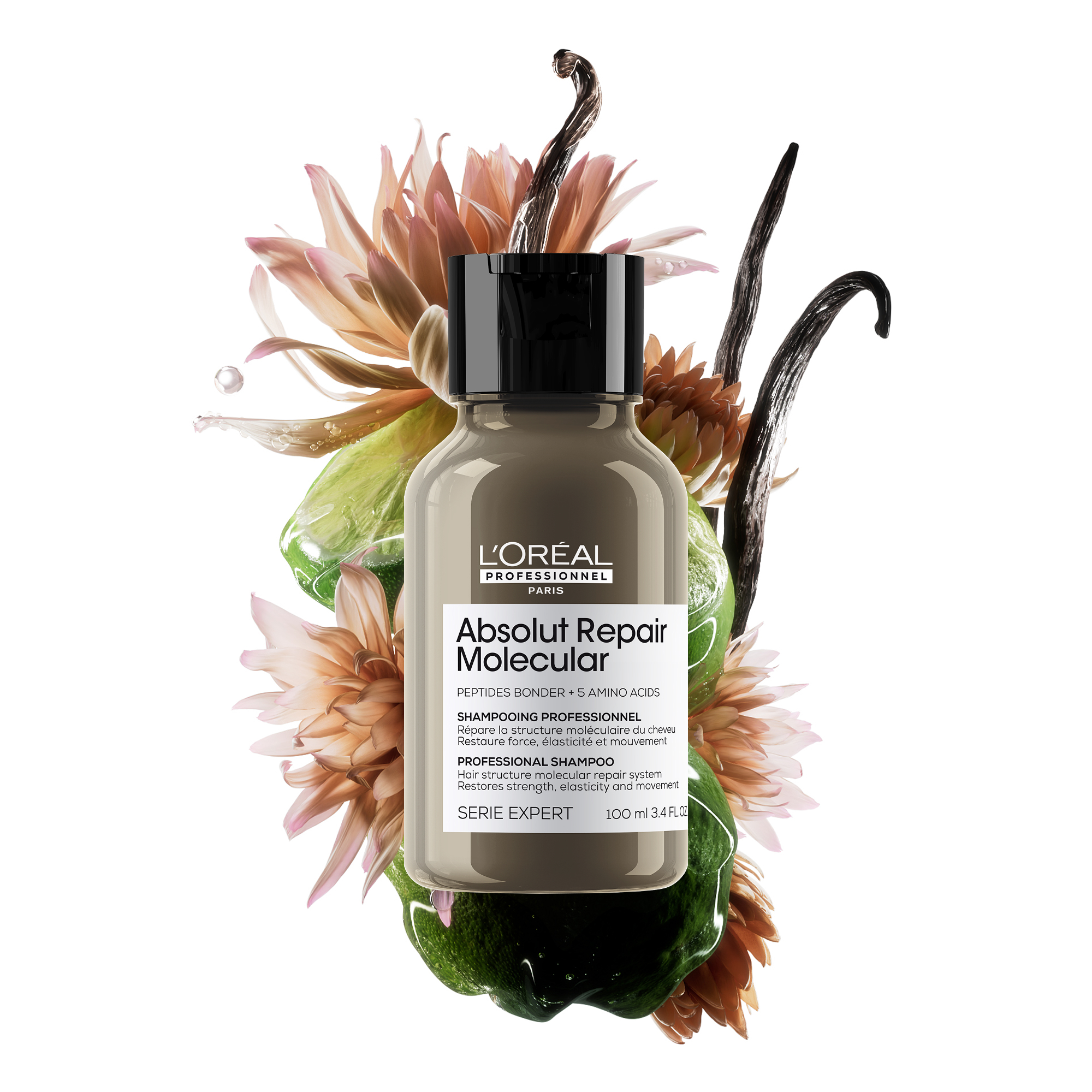 L'Oréal Professionnel Absolut Repair Molecular LP SE ARM Shampoo 100mL VA16 - Packshot Oficial